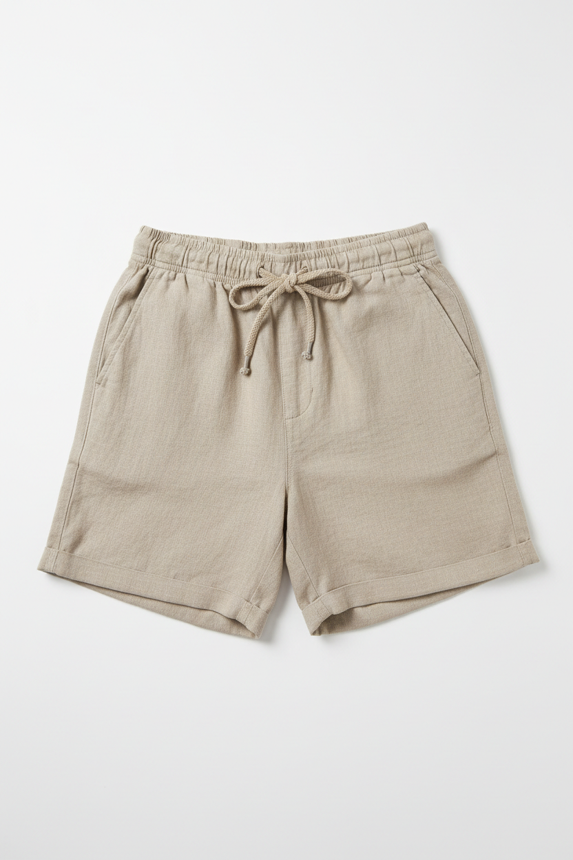 Linen Blend Shorts